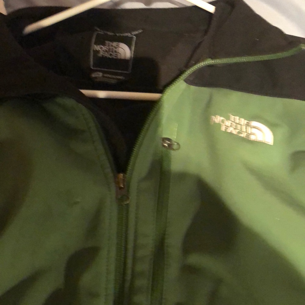 The North face blue and green waterproof